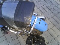 Motocykl MZ 150 ETZ vs. Octavia II - Aš, nádražní ulice