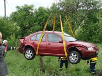 Nehoda tří automobilů - Vysoké Mýto