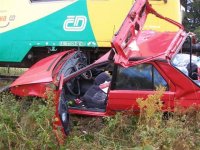 Řidička zemřela na nechráněném přejezdu - Domoslavice