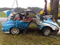Tragická nehoda při Rallye v Havlíčkově Brodě - Okrouhlička