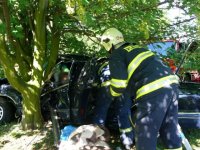 Řidič německé národnosti nepřežil nehodu v Buštěhradu - Buštěhrad