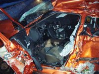 Po čelním střetu s autobusem zemřela řidička Fabie - Karviná - Louky
