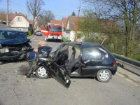 Nehoda tří vozidel v obci Makov - Makov