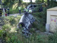 Po střetu s vlakem vyvázl řidič pouze s lehkým zraněním  - Mokré Lazce, Štítina