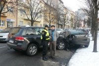 Naboural pět vozidel - hl.m.Praha