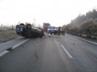 Hromadná nehoda směrem na Plzeň