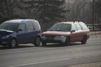 Dopravní nehoda dvou vozidel v Černovicích - Černovice