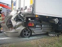 Tragický náraz do kamionu - Český Těšín