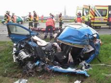 Dopravní nehodu u Pohořelic nepřežili dva lidé