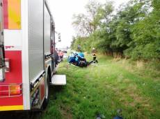 Dopravní nehodu u Pohořelic nepřežili dva lidé - Pohořelice