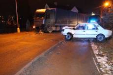 Dopravní nehoda Škody 105 a nákladního vozidla - Jablonec nad Nisou