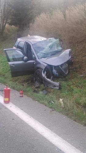 Tragická dopravní nehoda u Votic - Votice