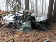 Těžká dopravní nehoda na Chebsku - Mariánské Lázně, Horní Kramolí