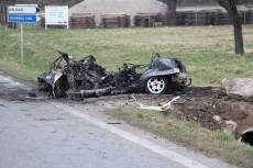 Dopravní nehoda v obci Suchohrdly si vyžádala čtyři mrtvé - Suchohrdly