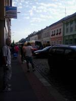 Dopravní nehoda v ulici Kadaňská v Chomutově