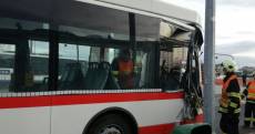Nehoda nejdelšího autobusu v ČR