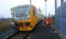 Nehoda vlaku a kamionu na přejezdu u Olomouce