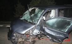 Nehoda dvou aut, při které bylo zraněno 5 osob