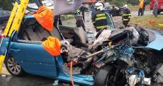 Řidička v dešti předjížděla, čelní střet si vyžádal osm zraněných včetně dětí - Nasavrky
