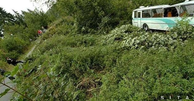 Havarie autobusu Hrinova - Hrinova 