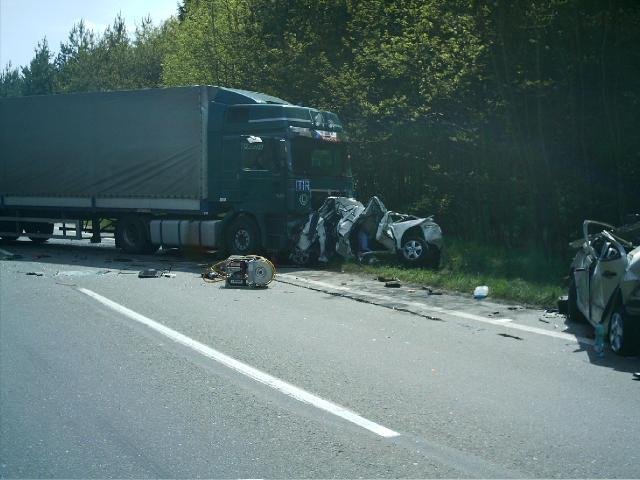 Hromadná bouračka na E55 - Sobeslav