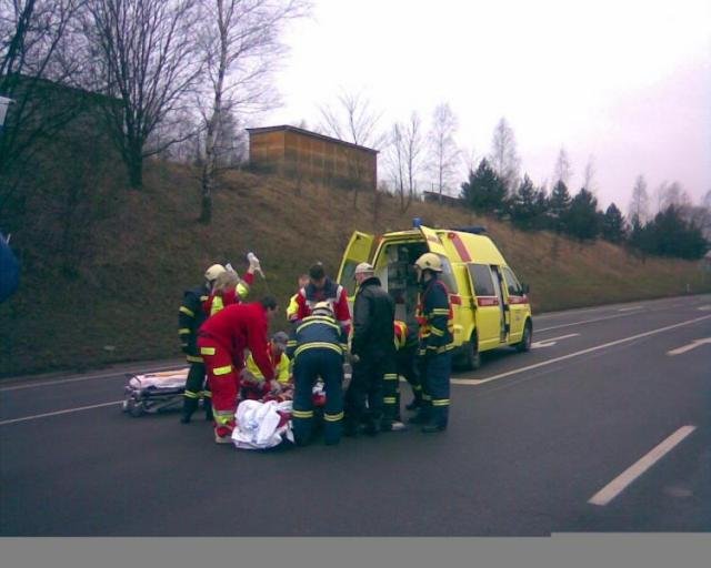 Střet dvou vozidel  - Náchod - Vysokov silnice č. 33