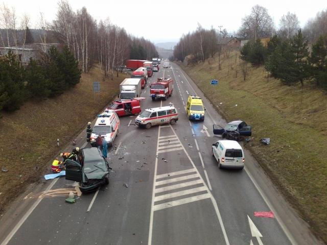 Autonehoda Náchod-Vysokov - další fotky - Náchod - Vysokov