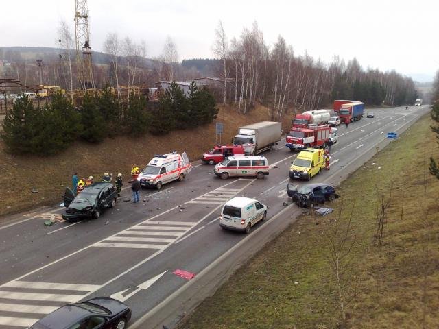 Autonehoda Náchod-Vysokov - další fotky - Náchod - Vysokov