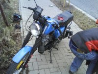 Motocykl MZ 150 ETZ vs. Octavia II