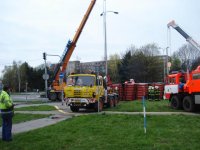 Nehoda kamionu s vodíkovými láhvemi v Ostravě - Ostrava