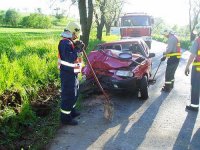 Felicie narazila čelně do vzrostlého stromu - Prusinovice