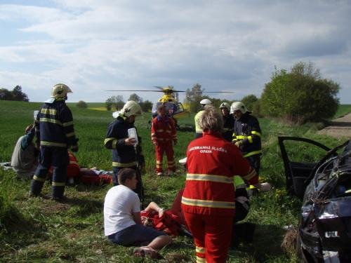 Dopravní nehoda na Opavsku – pět zraněných - Hořejší Kunčice