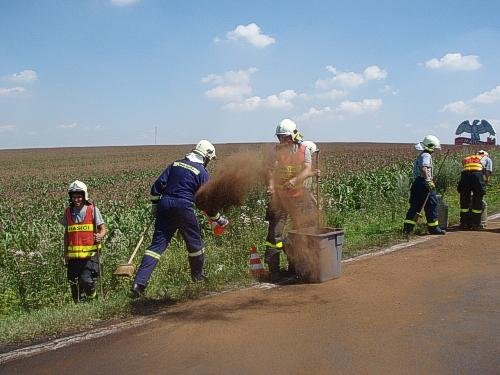 Nehoda dvou automobilů u Velké Polomi  - Velká Polom