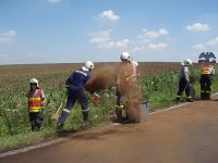 Nehoda dvou automobilů u Velké Polomi  - Velká Polom