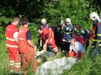 Tragický střet cisterny s osobním automobilem - Kajlovec