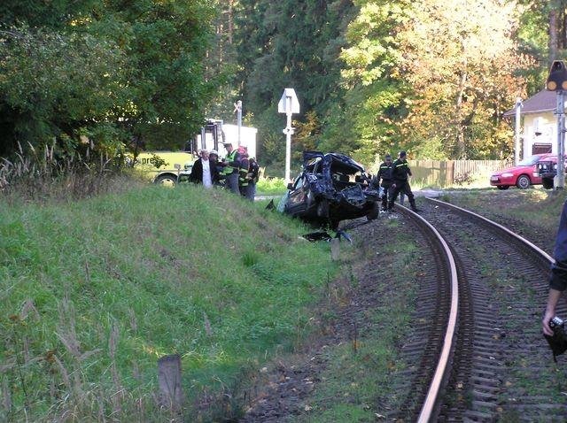 Nepozornost na železničním přejezdu - Horní Bříza