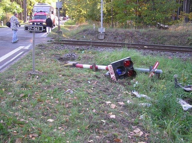 Nepozornost na železničním přejezdu - Horní Bříza