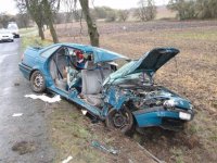 Dopravní nehoda na Rakovnicku