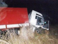 Tragická dopravní nehoda dvou kamionů na D1