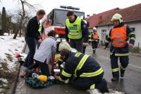 Řidič boural vlivem srdeční příhody - Ludkovice