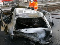 Při dopravní nehodě uhořel řidič - Mníšek pod Brdy