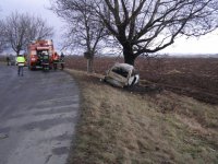 Při nehodě uhořel řidič - Strážnice, Žeraviny