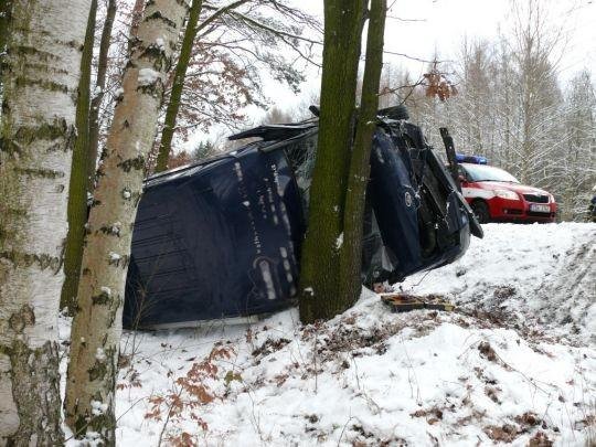 Dodávka vs. Škoda Felicia Pick-up - Nové Strašení, Řevničov