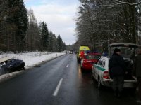 Dodávka vs. Škoda Felicia Pick-up - Nové Strašení, Řevničov