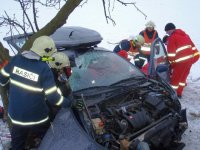 Nepřiměřená rychlost příčinou těžké nehody - Halenkovice, Spytihněv