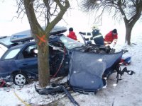 Nepřiměřená rychlost příčinou těžké nehody - Halenkovice, Spytihněv