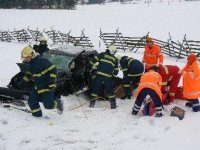 Pět zraněných po srážce dvou vozidel - Příbram