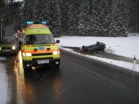 Řidičce pomohly bezpečnostní pásy - Černá v Pošumaví