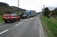 Čelní střet nepřežila mladá řidička - Bystřička, Valašské Meziříčí