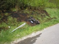 Další motorkář usmrcen - Karlovy Dvory u Horní Plané